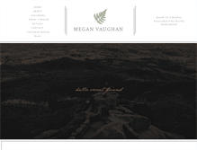 Tablet Screenshot of megan-vaughan.com